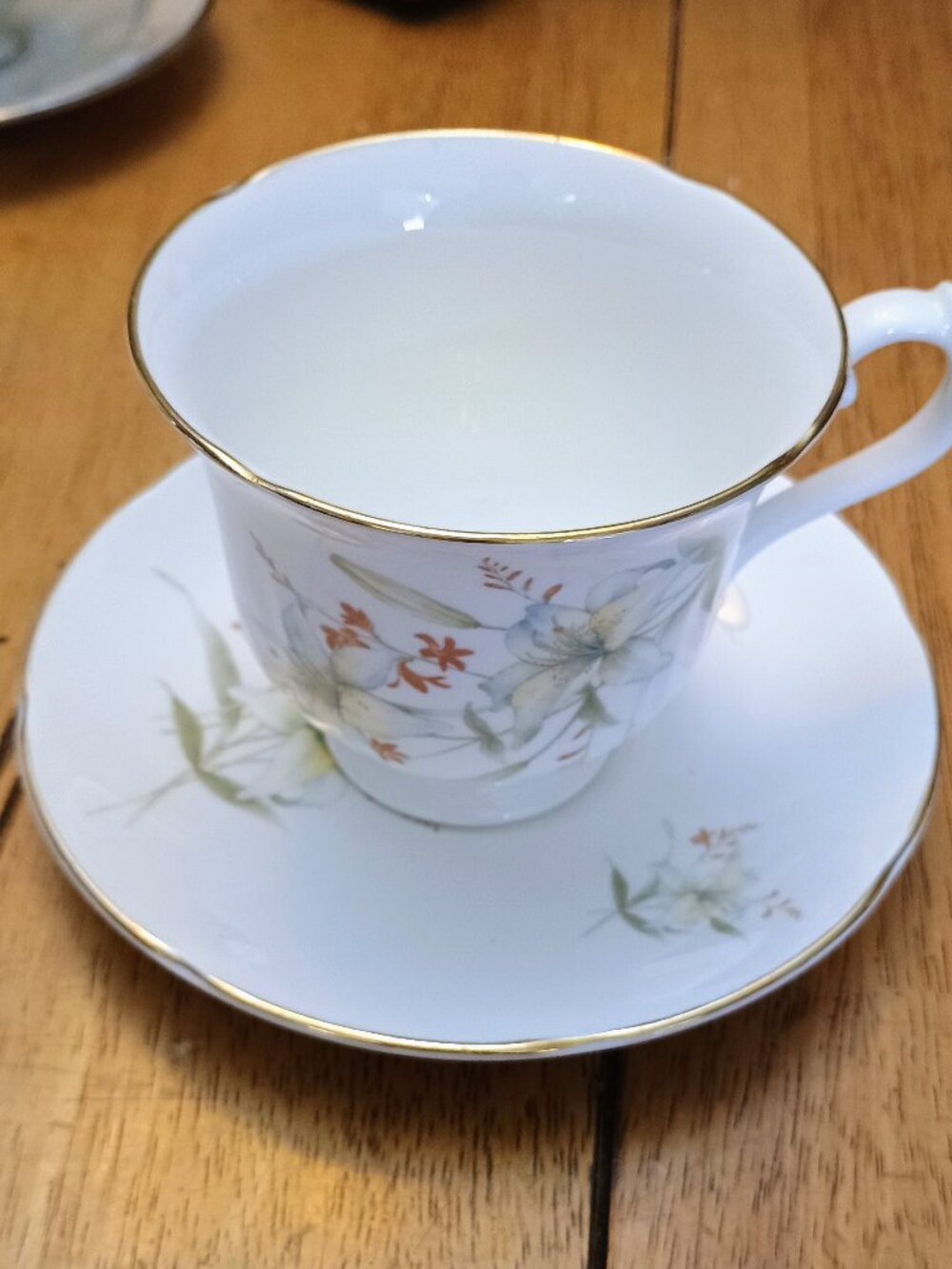 vintage Marlborough fine bone china teacup and saucer